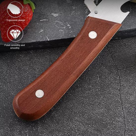 Gemüseschäler mit Griff, 3-in-1 Edelstahl-Schäler, Frühlingszwiebel-Schneider und Flaschenöffner, Multifunktionaler Schäler für Kürbis Zuckerrohr