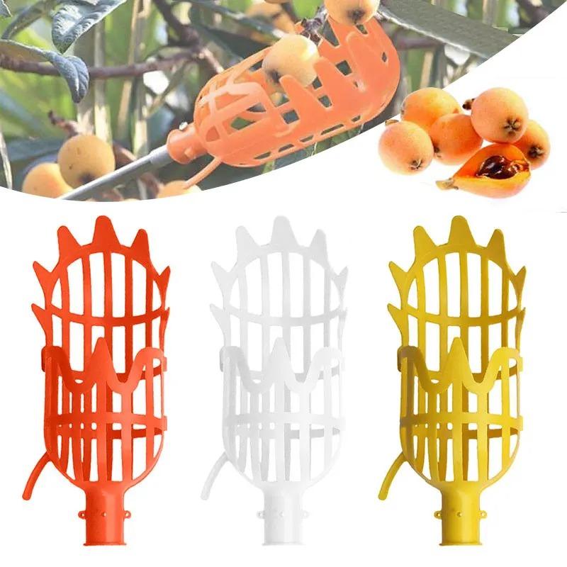 Garden Basket Fruit Picker Head Multi-Color Plastic Fruit Picking Tool Catcher Agricultural Bayberry Jujube Picking Supplies