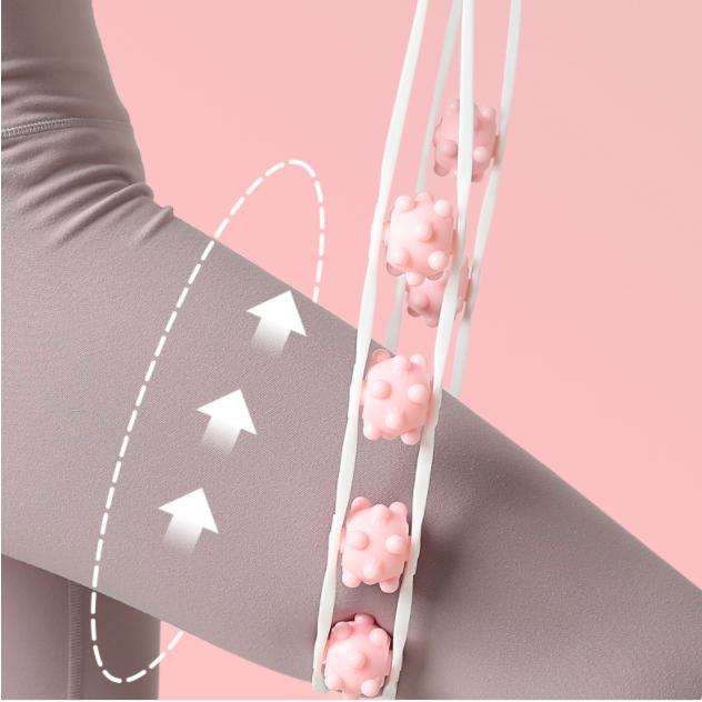 8 Rollen Handmatige body Massager Schouder Cervicale Wervelkolom Kneden Massage Punt Druktherapie voor Lichaamsontspanning Pijnbestrijding Gezondheid Massage Tool