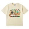 Cross-border 2025 Autumn and Winter New Beautiful Tide Niche Street GALLERY DEPT Funny Personality Printed Short-sleeved T-shirt
