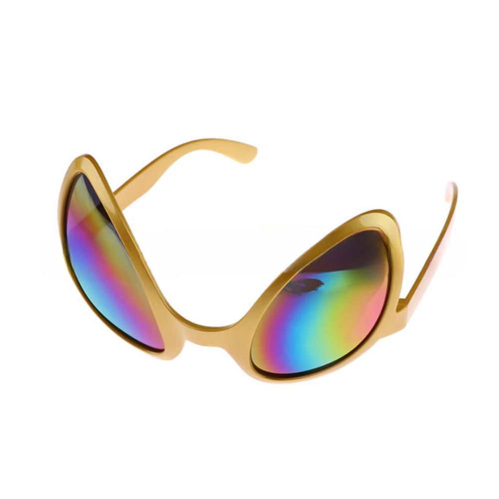 1Pc Fashion Holiday Dance Sun Glasses Men Women's Multicolor Frame Exaggerated Funny Sunglasses Alien Cool Disco Glasses Goggles