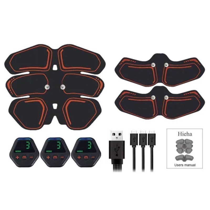 Elektrische EMS ABS Buikspier Toner Heup Trainer Spierstimulator Thuis Gym Gewichtsverlies Trillend Lichaamsvermagering voor Mannen Vrouwen