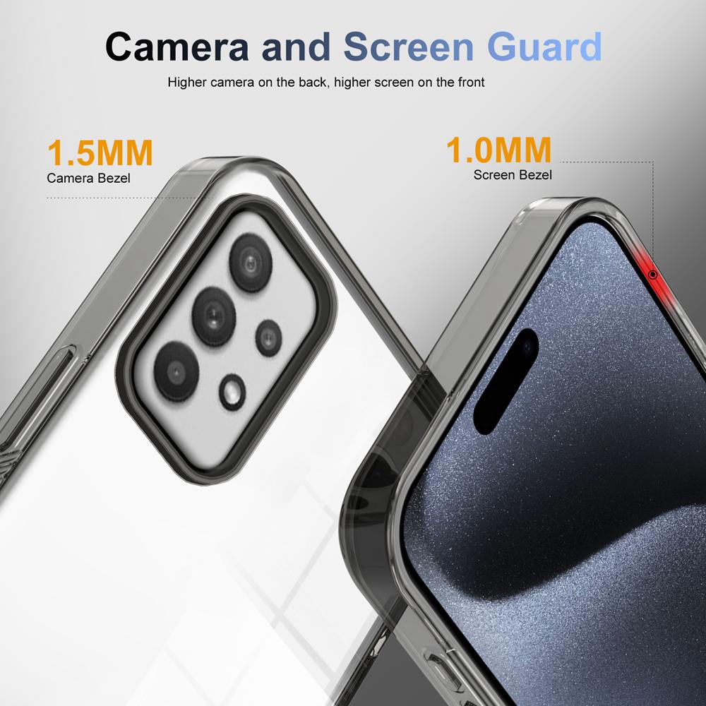 KEYSION Transparente Hülle für Samsung A53 5G A73 A23 A13 TPU+PC Rutschfest HD Klar Stoßfest Handyhülle für Galaxy A52 S 5G A32