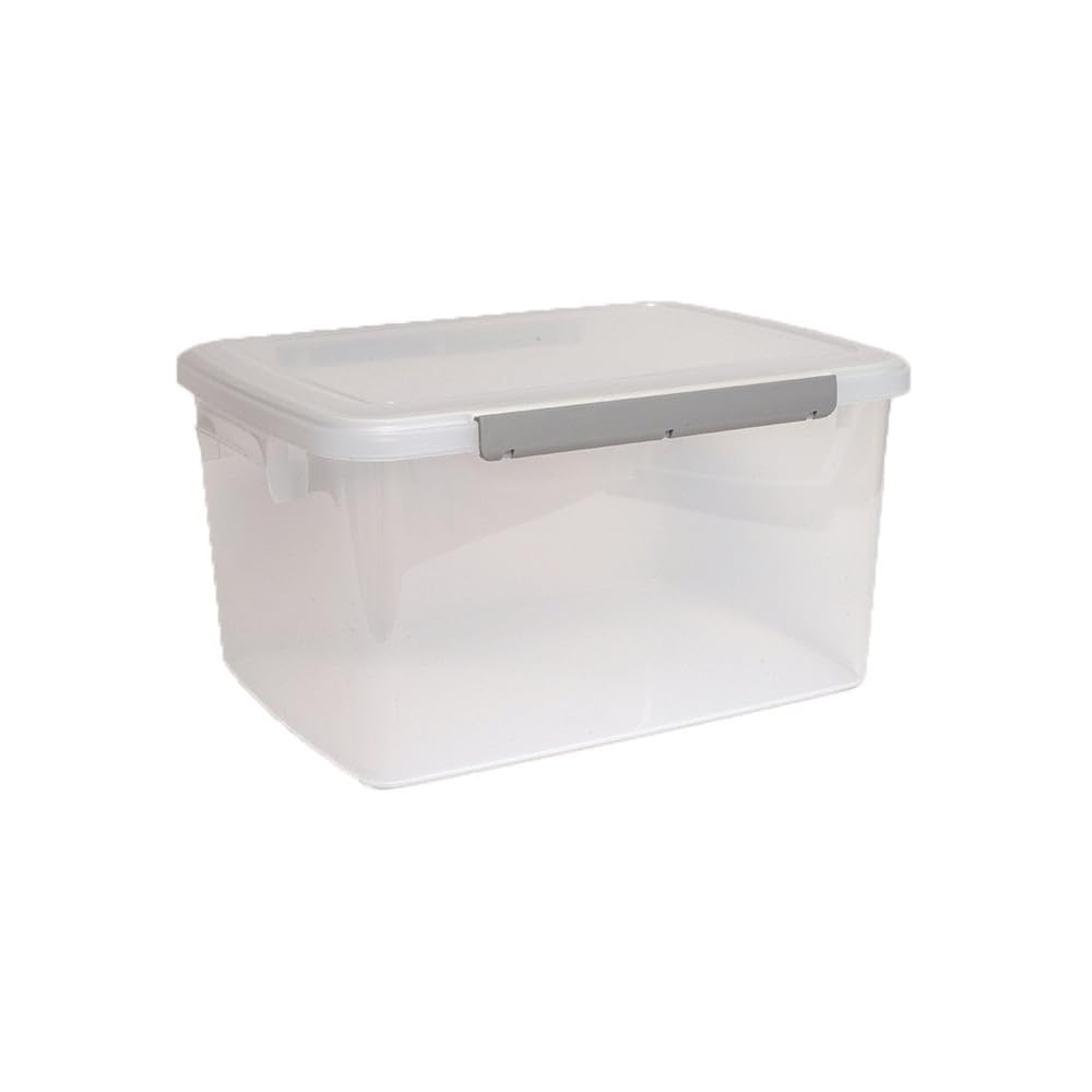 Asvel Kitchen Storage Commercial Side for Stocking and Daily Necessities NF-65 Container, Large, 30.0L, Use, Moisture-Resistant, Lock, Antibacterial,