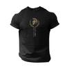unisex Spartan Spirit Graphic T-Shirt | Lightweight Breathable Moisture-Wicking Summer Tee with Spartan Warrior Print, Regular Fit Casual Shirt for