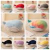 Fluffy Plush Whale Keychain Simulation Whale Plush Toy Animal Whale Small Pendant  Home Decor