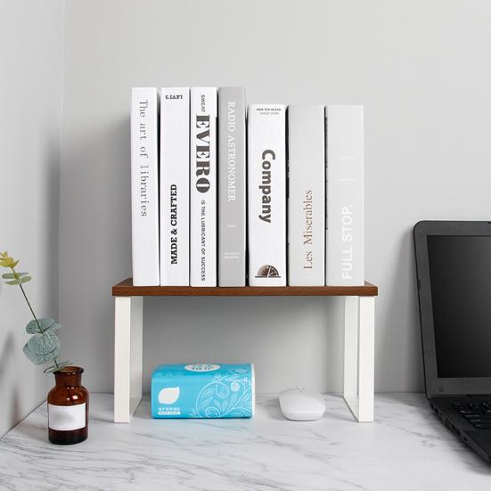 Stable High Hardness Desktop Storage Shelf Metal Practical More Heighten Desktop Storage Rack for Home