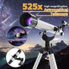 NEW F60700 525x High Magnification Astronomical Refractive Telescope Eyepieces And Tripod Space Observation Scope 3Pcs