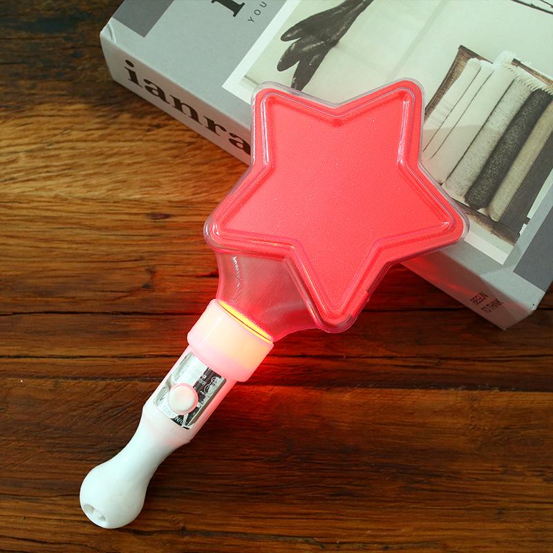 Short Luminous Concert Stick - Heart & Star Designs