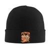 Kawaii Schlagendes Babyäffchen und sein Stoffaffe Gestrickte Mützen Damen Unisex Beanie Wintermütze Acryl Warme Mütze