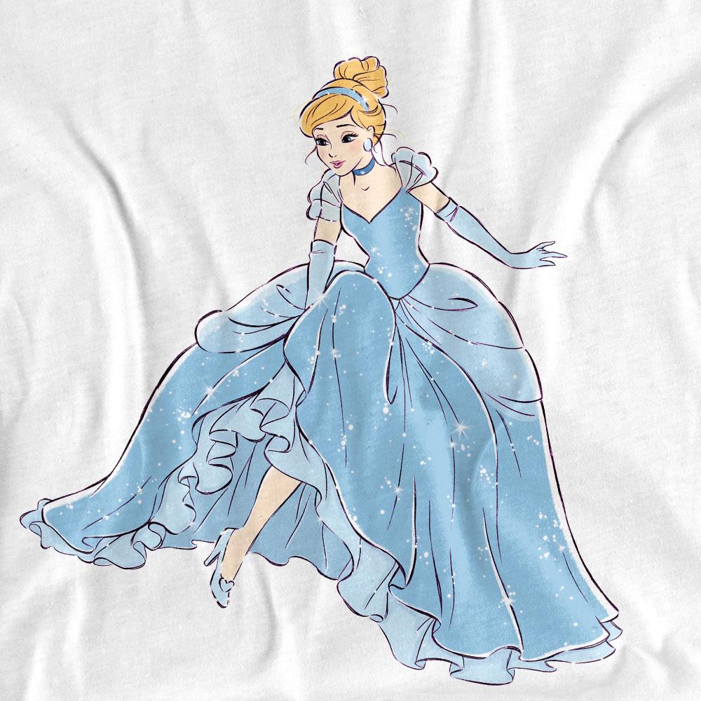 Cinderella Dámské třpytivé tričko