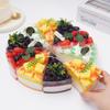 French Strawberry Mango Mousse Cake Jelly Triangle Pudding Dessert Display Model