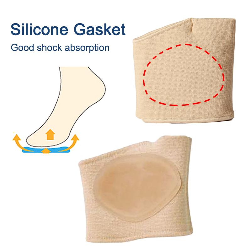 Silicone Gel Metatarsal Pads for Forefoot Pain Relief Corrector Socks Foot Cushions