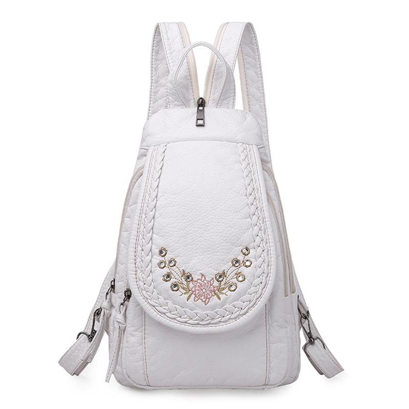 Small Backpack Multi-functional Chest Bag Shoulder Bag PU Soft Backpack Fashion Women's Backpack