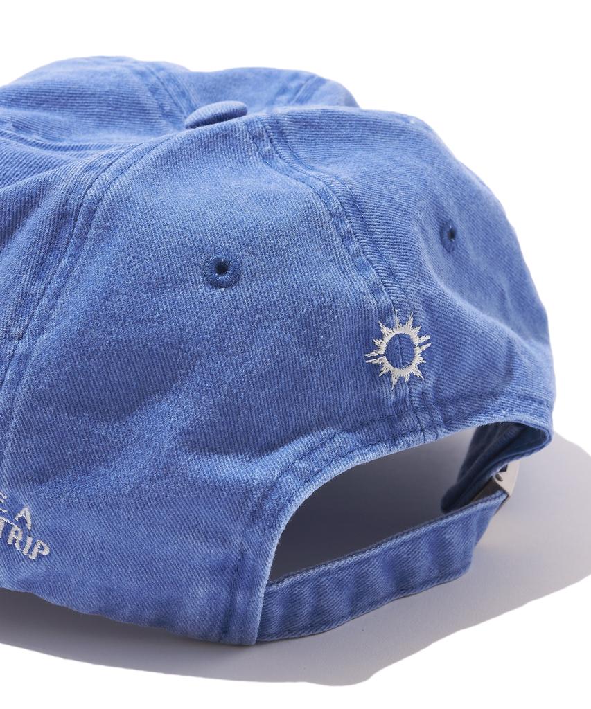 HELLO SUNRISE H Logo Cotton Ball Cap_Blue