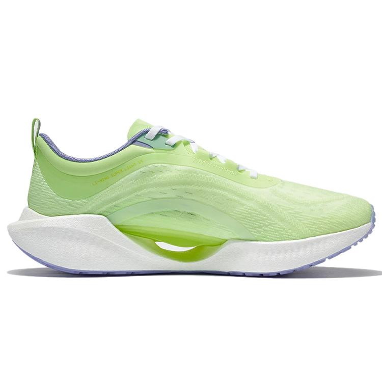 Li Ning Super Light 19 Slip Resistant Abrasion Resistant Low Top Running Shoes Men's Yellow Green ARBS001-4
