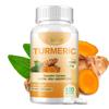 Turmeric Capsules, for Joint Health, Containing 1000 Mg of Turmeric Complex, Suitable for Both Men and Women.