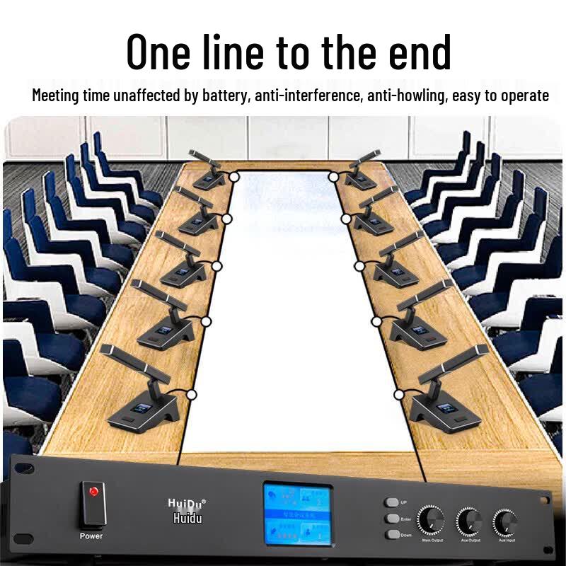 HuiDu YA-301E Wired Gooseneck Conference Microphone System (CN version)