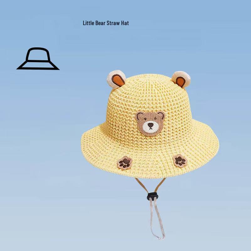 Solhatt med UV-beskyttelse for barn: Koreansk stil Vår & Sommer