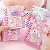 1Pc Anime Sanrio Diary Notebook My Melody Hellokitty Kuromi Cinnamoroll Cartoon Student Portable Notebook Birthday Girl Gifts Holiday Gift Novelty