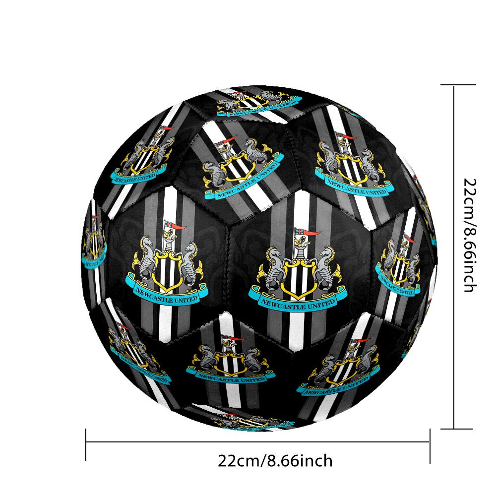 Newcastle United Theme Size 5 Match Soccer Ball Professional Outdoor Football Soft Touch Training Ball