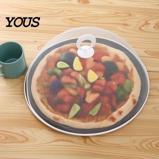Collapsible Food Guard for Camping Mesh Cover with Handle, Durable Stainless Steel Protector, Protective Domes Tables Lightweight Tent Dishes