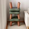 Soft Solid Wood Small Foot Stool Non-Skid Multifunctional Small Footrest  Household