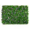 Expanding Garden Flower Trellis Panels Artificial Plants Realistic Looking Bright Color UV-Resistant Fence Screening Fake Plants