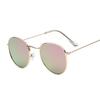 Brand Designer Round Vintage Retro Sunglasses Man Classic Vintage Sun Eyeglasses Male Small Frame Metal Material Outdoor Use Travel Oculos De Sol
