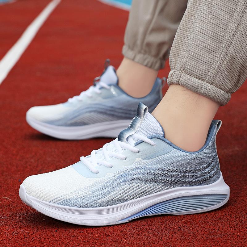 New Shoes, Sports Shoes, Ultra-light Q-elastic, Lightweight Soft-soled Breathable Mesh Travel Shoes, Couple Running Shoes