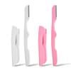 Domestically Produced 2-Stage Folding Eyebrow Razor 4-Pack