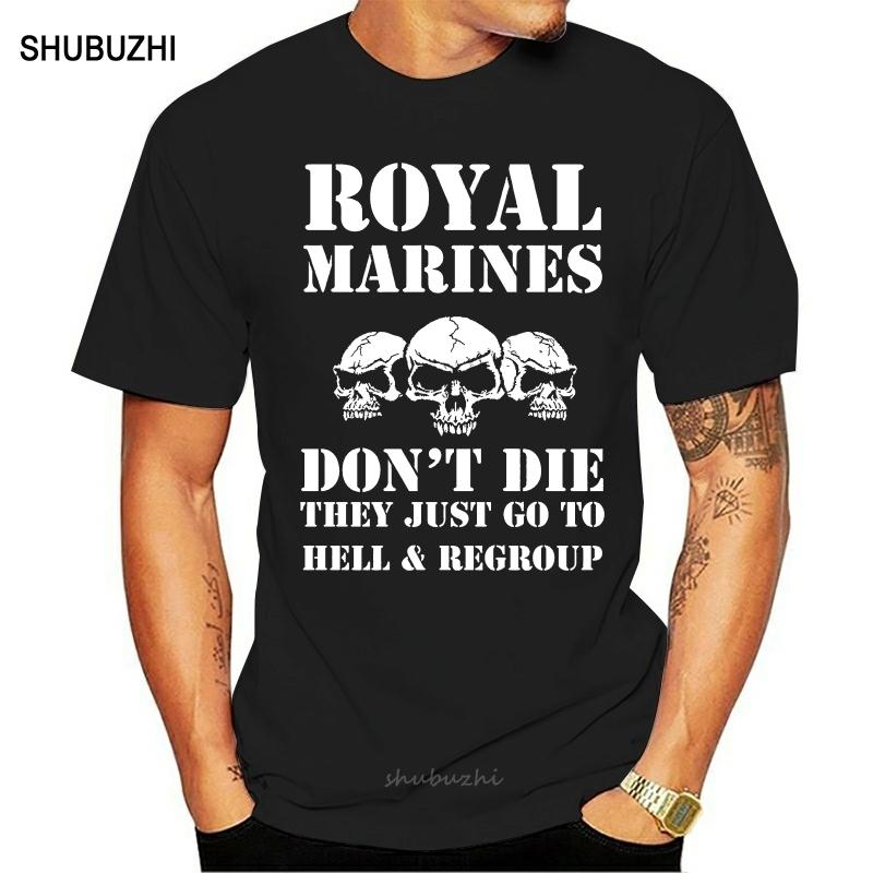 Mens Royal Marines DonT Die T Shirt Military Special Forces Sas Printing Tee Shirt