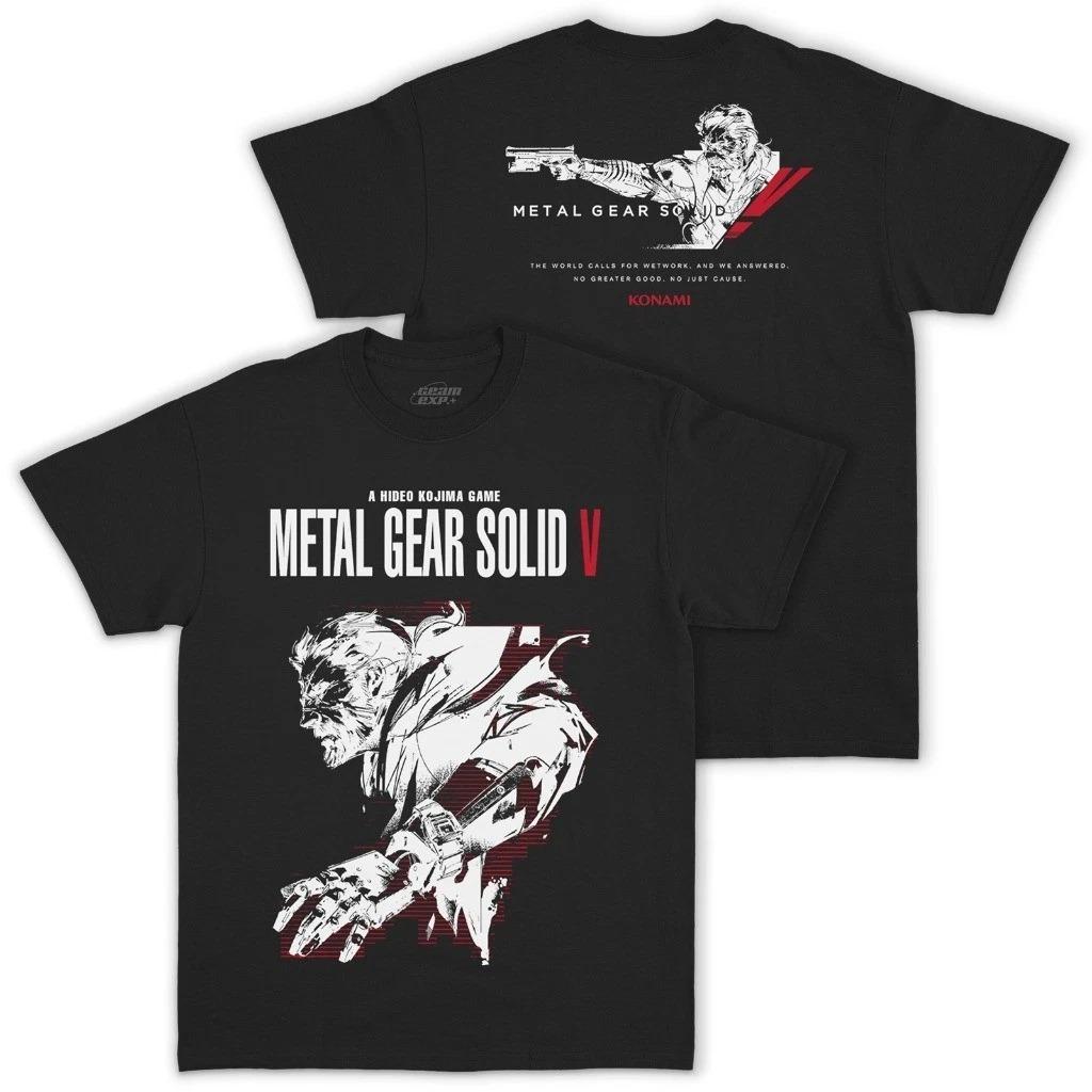 Vintage High Street Spill Topp Metal Gear Solid Snake Fantastisk Ren Bomull Skjorter Rund Hals Hjertevarm Gave T-skjorte Unisex