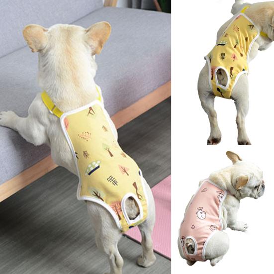Pantaloni sanitari pentru animale de companie, bandă reglabilă, pantaloni scurți pentru menstruație, scutec lavabil pentru câini, pantaloni fiziologici pentru animale de companie pentru