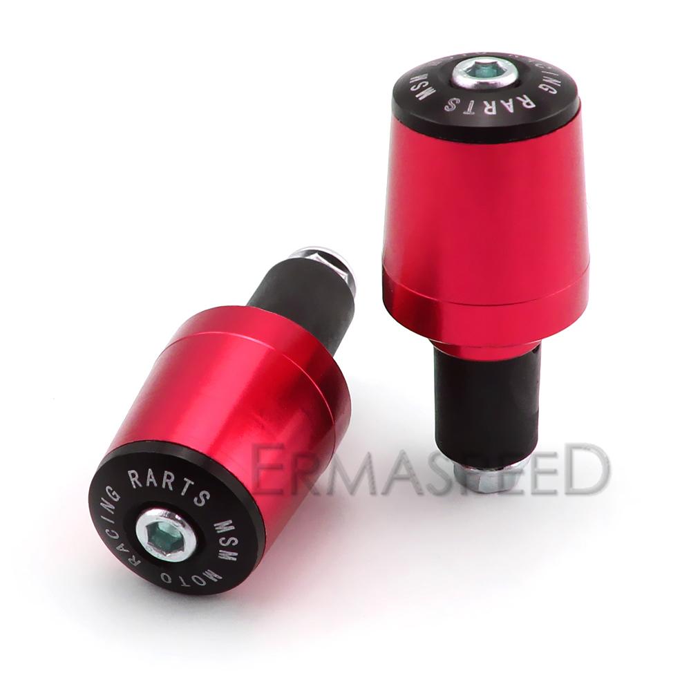 7/8'' Motorcycle Handle Bar Ends Grip Aluminum Handlebar Grips Cap Anti Vibration Slider Plug Dirt Bike Motocross