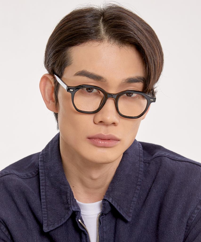 Eseubika Bert2-C01 Blue Light Horn-Rimmed Glasses