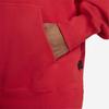 Nike Solid Color Hooded Pullover Long Sleeve Sweatshirt Men Tops Red DV9778-657