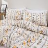 3PC Fashionable Floral Bedding Comfortable Flat Sheet Duvet Cover No Filling Twin/Full/Queen/King Nordic Boy Girl Bed Linen