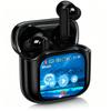 Bluetooth 5.4 ANC In-Ear Earbuds with Touch Interactive Screen, Hi-Fi Stereo Noise Cancelling Wireless Earphones for Gaming Work Sports