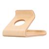 Wooden Phone Stand Waterproof Ergonomic Integrated Wood Tablet Holder with TPU Non Slip Pad