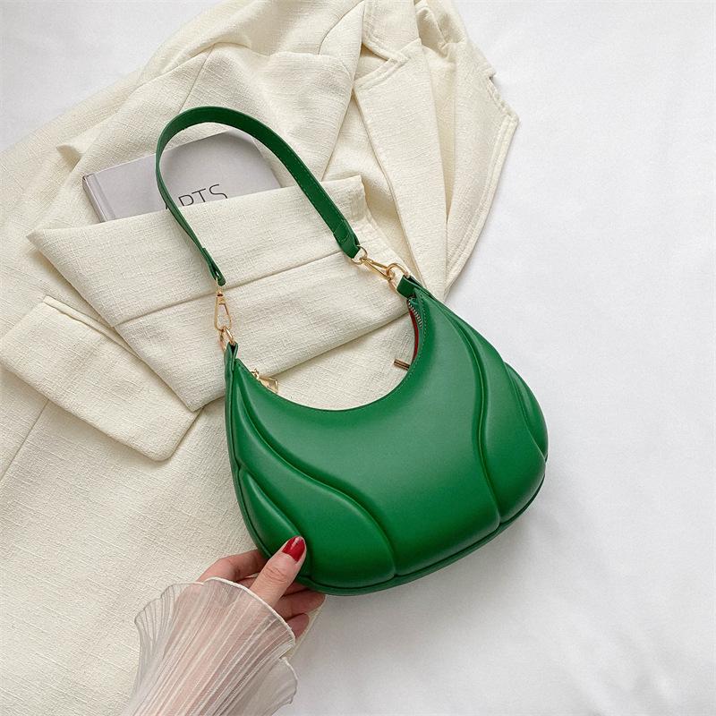 FASHION High Quality Leather Shoulder Bags For Women Simple Crossbody Handbag Retro Solid Color Saddle Bag Ladies Bolsas Para Mujeres
