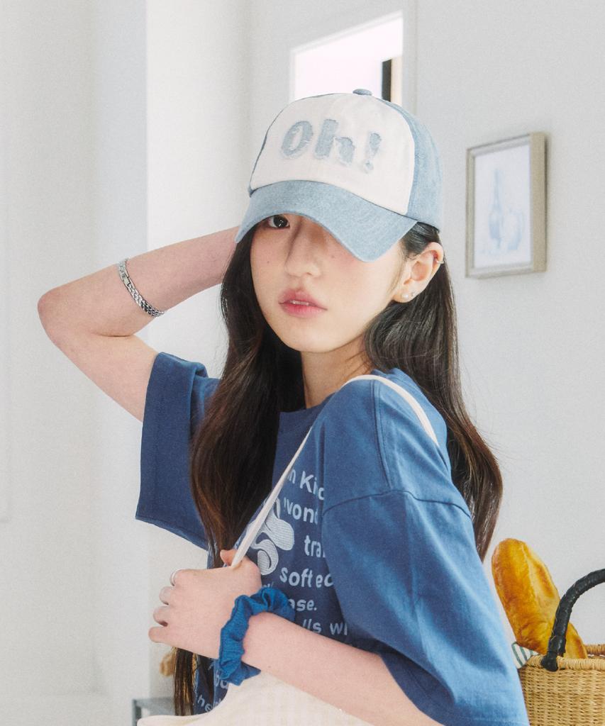 Eobdeulaepeuteu Updraft Oh! Vintage Ball Cap [Blue]