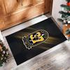 Boston Bruins Crystal Velvet Carpet Soft Anti?Slip Floor Mat Comfortable Home Living Room Bedroom Decor Rug