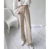 Spring 2022 Womens Fashion High Waist Women's Wide Leg Jeans Baggy Woman Denim Capris Straight Pants Jean Mom Jeans Trousers