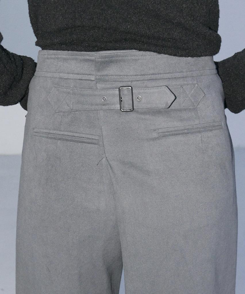 EN OR Bizo Detail Flare Pants - Gray