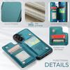 For Samsung Galaxy A17 5G/A17 4G Case with RFID Blocking 5 Card Slots CASEME C22 Leather Back Cover