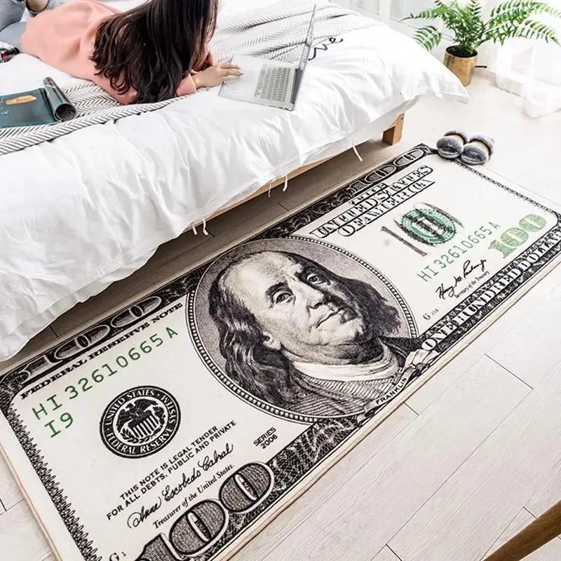 USA Dollár Design Szőnyeg Nappaliba Lakberendezés Konyha Előszoba Erkély Szőnyegek Fürdőszoba Csúszásgátló Padlószőnyeg Bejárati Lábtörlő