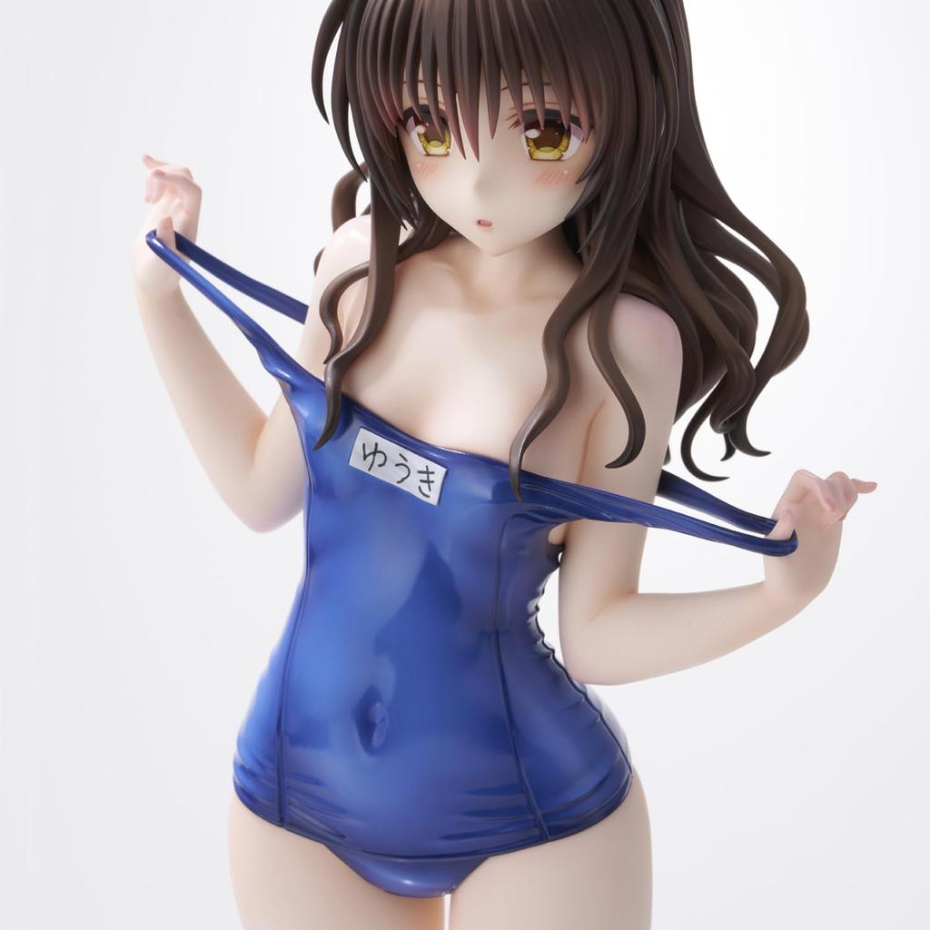 To Darkness Badeanzug Serie Mikan Yuuki Maßstab PVC ABS Bemalt Komplettfigur Love-Ru 1/4 &