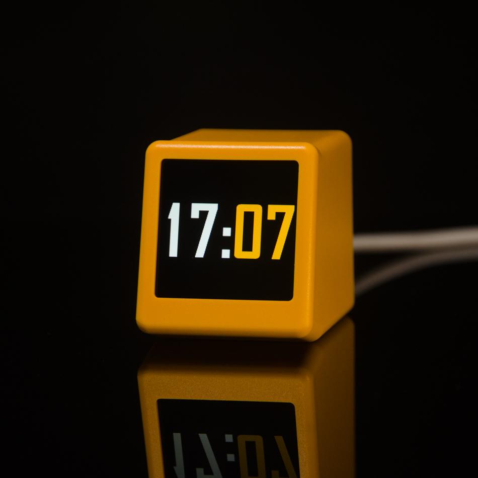 Size Smart WIFI Weather Forecast Station Clock for Gaming Desktop Decoration. DIY Cute GIF Animations and Electronic Album