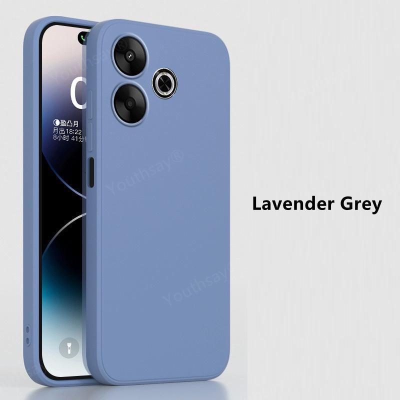Custodia per Poco M6 Cover per Xiaomi Poco M6 Fundas Coque Silicone Liquido Originale Protezione Fotocamera Paraurti Posteriore Morbido Poco M6